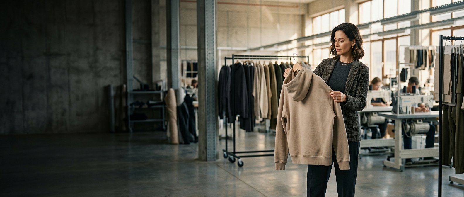 Apparel manufacturing demonstration